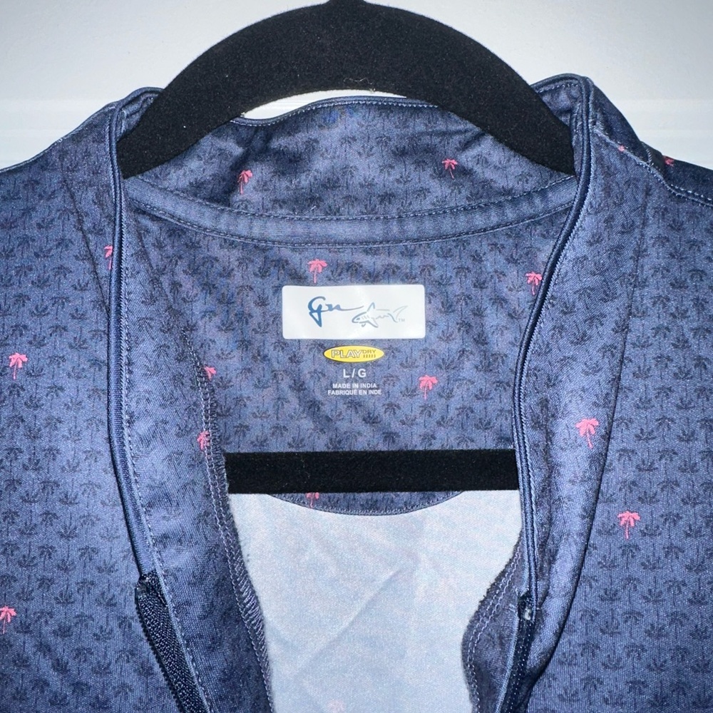 Greg Norman Collection Woman’s Navy Golf Athletic  Polo, Size Large - Picture 3 of 3